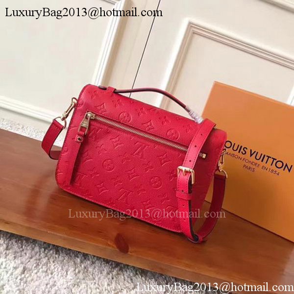 Louis Vuitton Monogram Empreinte POCHETTE METIS M41488 Red