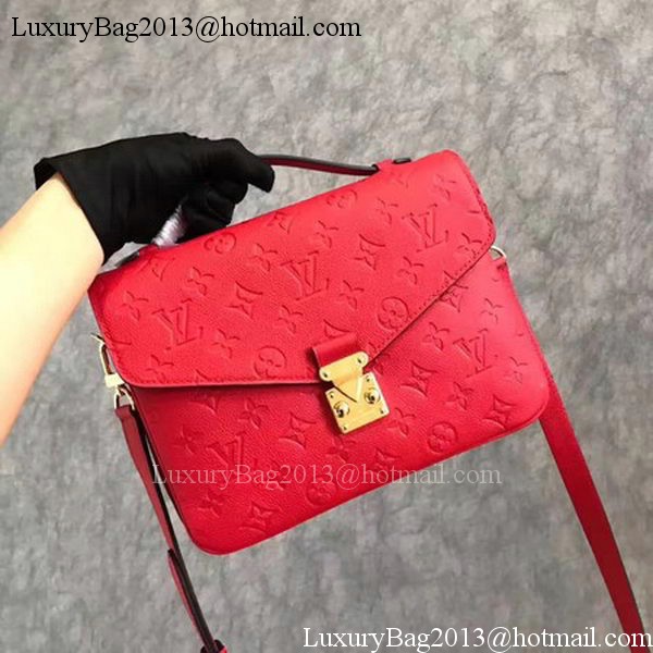 Louis Vuitton Monogram Empreinte POCHETTE METIS M41488 Red