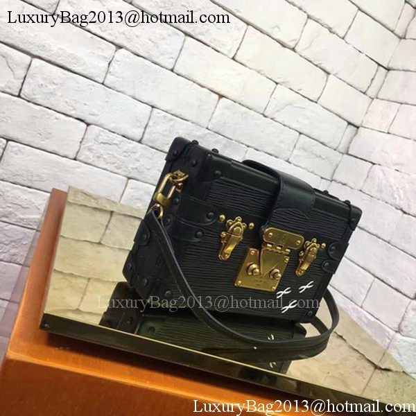 Louis Vuitton Epi Leather PETITE MALLE M54650 Black