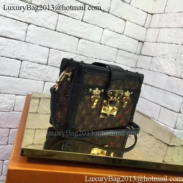 Louis Vuitton Monogram Canvas PETITE MALLE M44199 Black