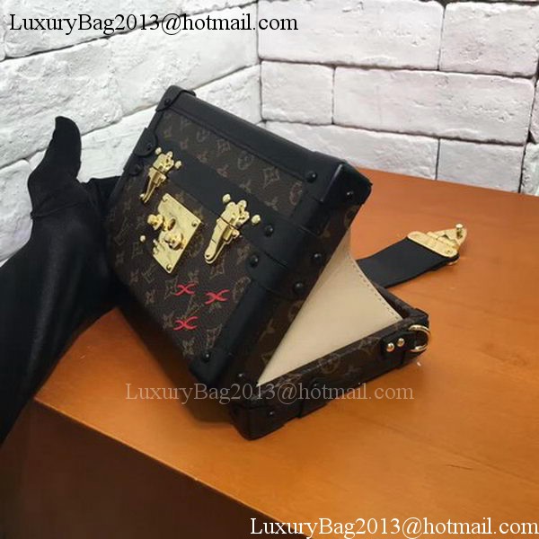 Louis Vuitton Monogram Canvas PETITE MALLE M44199 Black