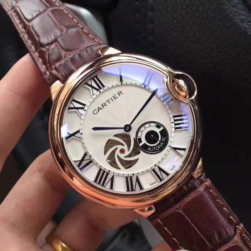 CARTIER Watch 17524 Brown