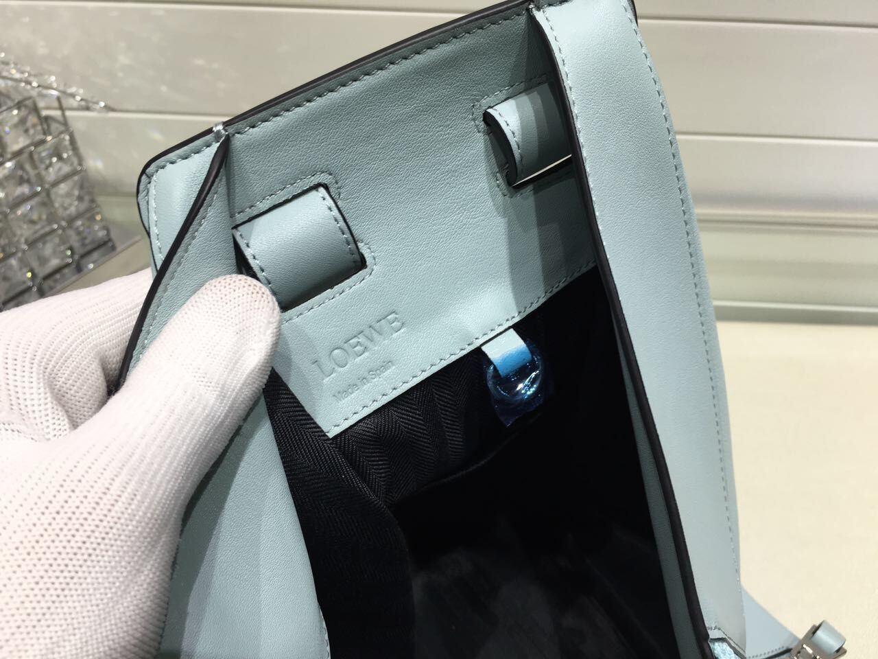 Loewe Hammock Mini Bag 1100 Light Blue