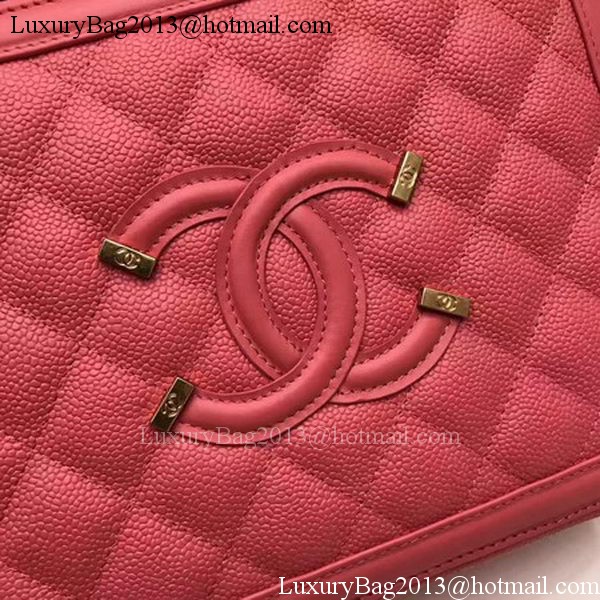 Chanel Shoulder Bag Original Calfskin Leather CHA1812 Red