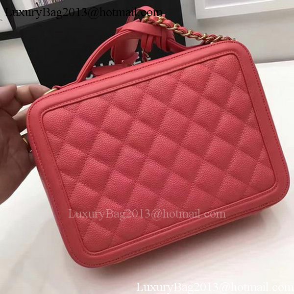 Chanel Shoulder Bag Original Calfskin Leather CHA1812 Red