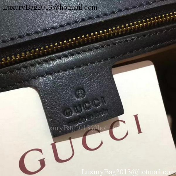 Gucci Padlock Series Gucci Signature Shoulder Bag 409486 Black