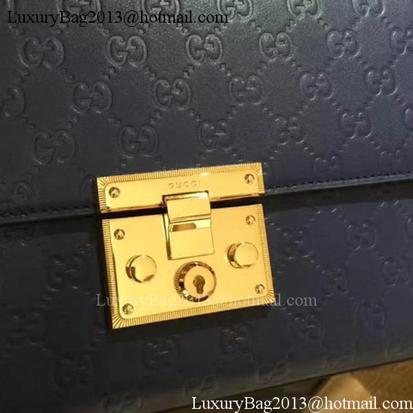 Gucci Padlock Series Gucci Signature Shoulder Bag 409486 Royal