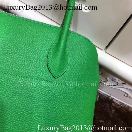 Hermes Bolide 31CM Calfskin Leather Tote Bag B3302 Green