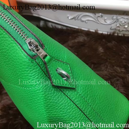 Hermes Bolide 31CM Calfskin Leather Tote Bag B3302 Green