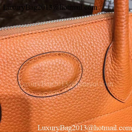 Hermes Bolide 31CM Calfskin Leather Tote Bag B3302 Orange