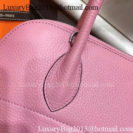 Hermes Bolide 31CM Calfskin Leather Tote Bag B3302 Pink