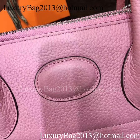 Hermes Bolide 31CM Calfskin Leather Tote Bag B3302 Pink