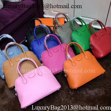 Hermes Bolide 31CM Calfskin Leather Tote Bag B3302 Rose