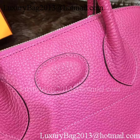 Hermes Bolide 31CM Calfskin Leather Tote Bag B3302 Rose