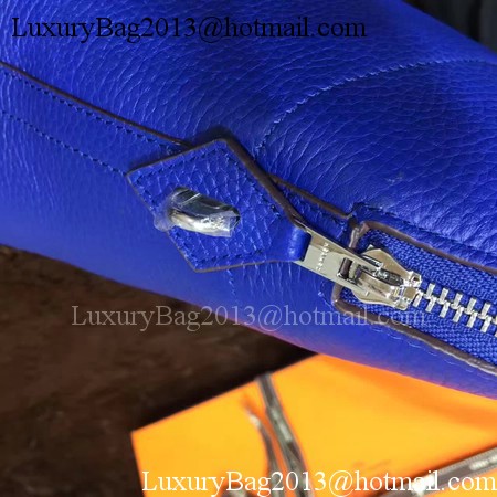 Hermes Bolide 31CM Calfskin Leather Tote Bag B3302 Royal