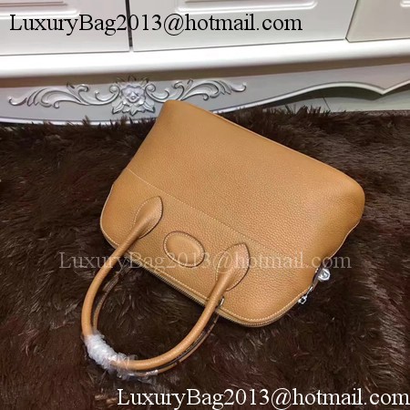 Hermes Bolide 31CM Calfskin Leather Tote Bag B3302 Wheat