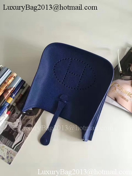 Hermes Evelyne 30cm Messenger Bag E3301 Blue