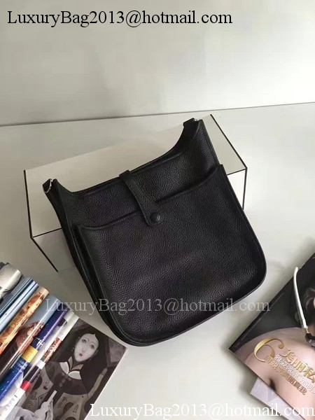 Hermes Evelyne 30cm Messenger Bag E3301 Dark Brown