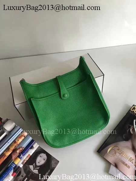 Hermes Evelyne 30cm Messenger Bag E3301 Green