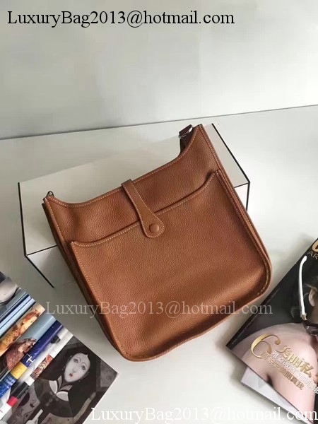 Hermes Evelyne 30cm Messenger Bag E3301 Wheat