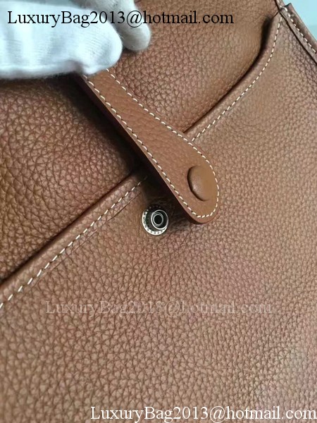 Hermes Evelyne 30cm Messenger Bag E3301 Wheat