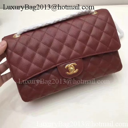 Chanel 2.55 Series Flap Bags Original Cannage Pattern A1112 Wine