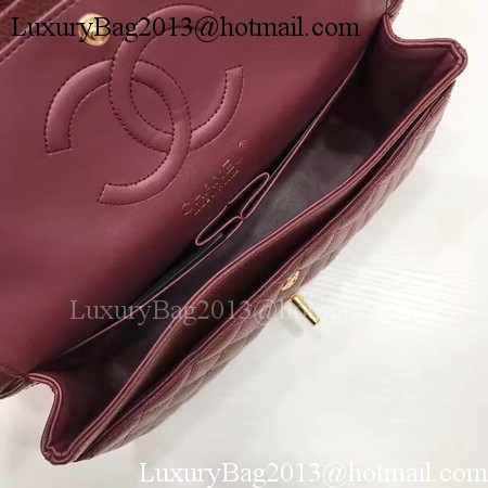 Chanel 2.55 Series Flap Bags Original Cannage Pattern A1112 Wine