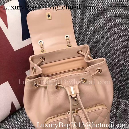 Chanel Original Leather Backpack CHA2590 Apricot