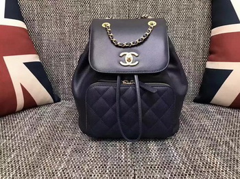 Chanel Original Leather Backpack CHA2590 Black