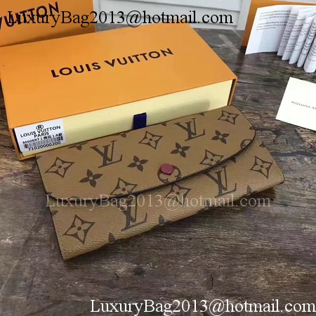 Louis Vuitton Monogram Canvas EMILIE WALLET M60697 Purple