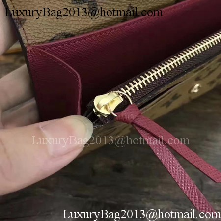 Louis Vuitton Monogram Canvas EMILIE WALLET M60697 Purple