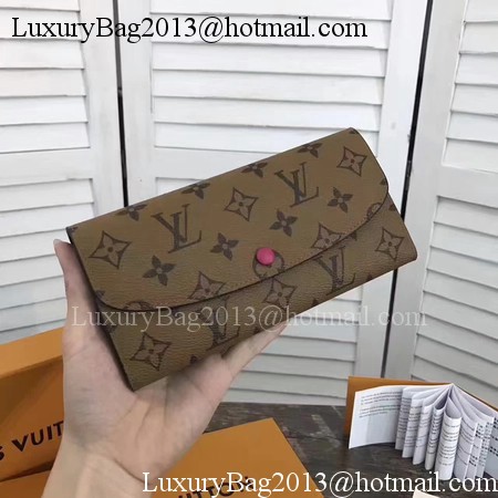 Louis Vuitton Monogram Canvas EMILIE WALLET M60697 Rose