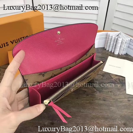 Louis Vuitton Monogram Canvas EMILIE WALLET M60697 Rose