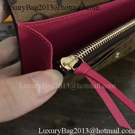 Louis Vuitton Monogram Canvas EMILIE WALLET M60697 Rose