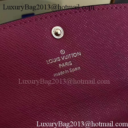 Louis Vuitton Monogram Canvas EMILIE WALLET M60697 Rose