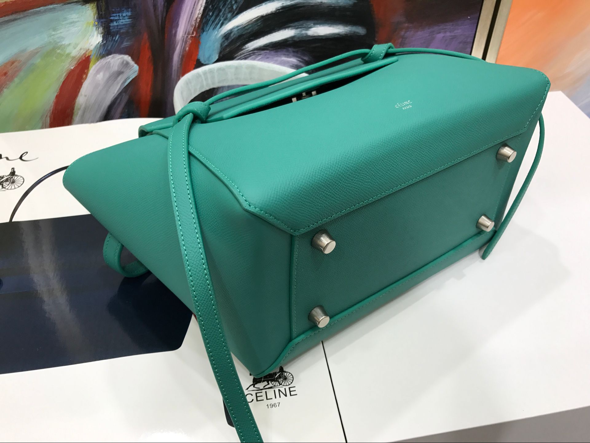 Celine Belt Bag Original Leather C98312 Green