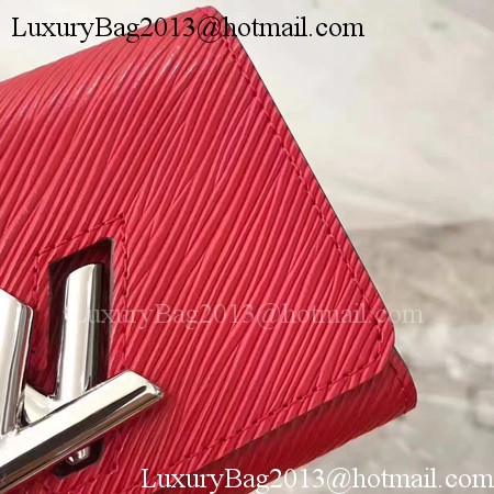 Louis Vuitton Epi Leather TWIST COMPACT WALLET M64414 Red