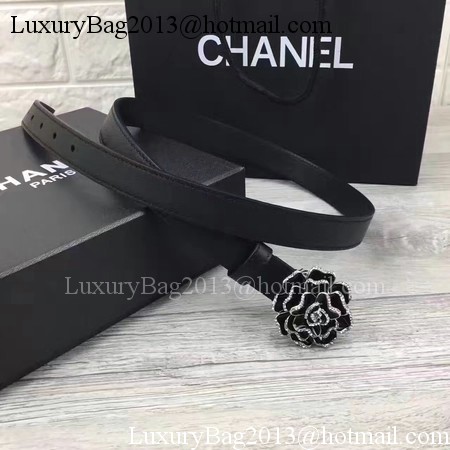 Chanel 20mm Leather Belt CH0801 Black