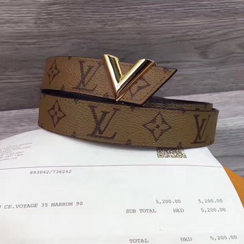 Louis Vuitton 30mm Belt M9305 Wheat