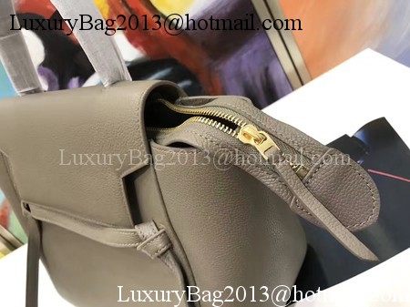 Celine Belt Bag Original Litchi Leather C3349 Grey