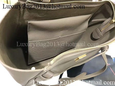 Celine Belt Bag Original Litchi Leather C3349 Grey