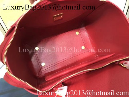 Celine Belt Bag Original Litchi Leather C3349 Red