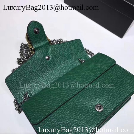 Gucci Dionysus Leather Super mini Bag 476432 Green