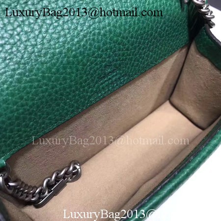 Gucci Dionysus Leather Super mini Bag 476432 Green