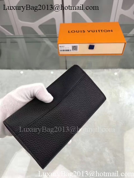 Louis Vuitton CRUISE 2017 CAPUCINES WALLET M64551 Black