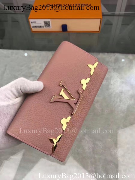 Louis Vuitton CRUISE 2017 CAPUCINES WALLET M64551 Pink