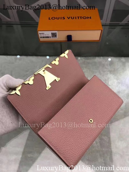 Louis Vuitton CRUISE 2017 CAPUCINES WALLET M64551 Pink