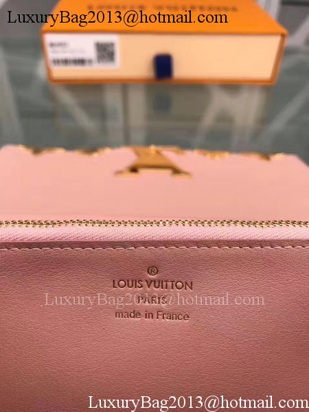 Louis Vuitton CRUISE 2017 CAPUCINES WALLET M64551 Pink