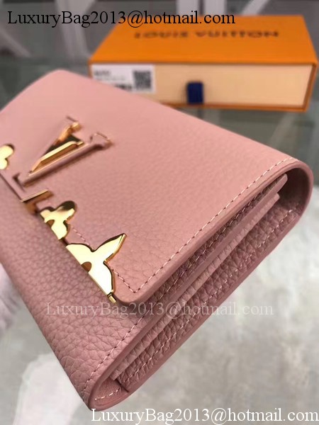 Louis Vuitton CRUISE 2017 CAPUCINES WALLET M64551 Pink