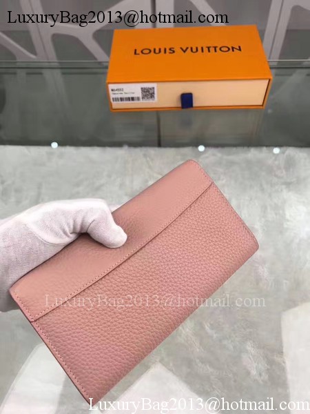 Louis Vuitton CRUISE 2017 CAPUCINES WALLET M64551 Pink